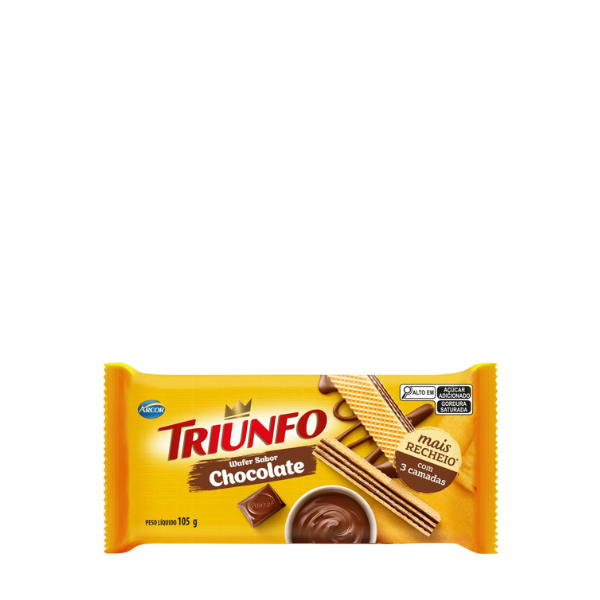 BISC TRIUNFO WAFER 105GR CHOCOLATE