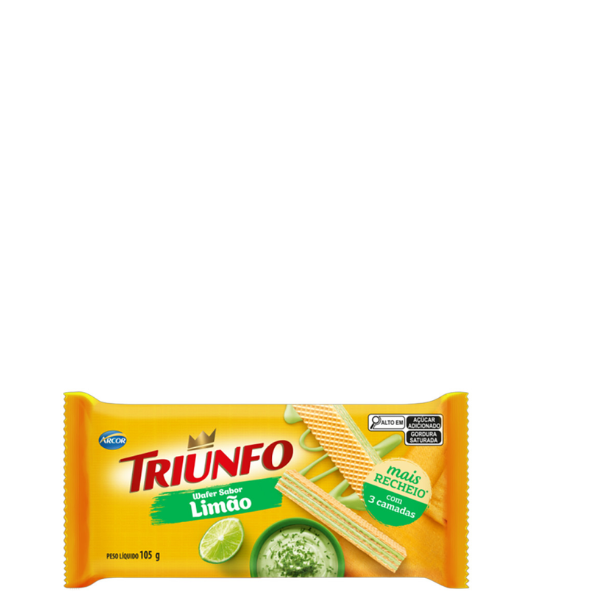 BISC TRIUNFO WAFER 105GR LIMAO