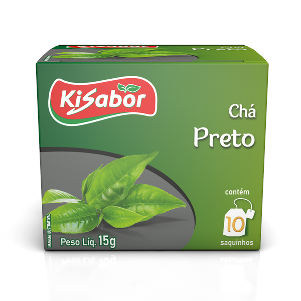 CHA KISABOR 15GR PRETO