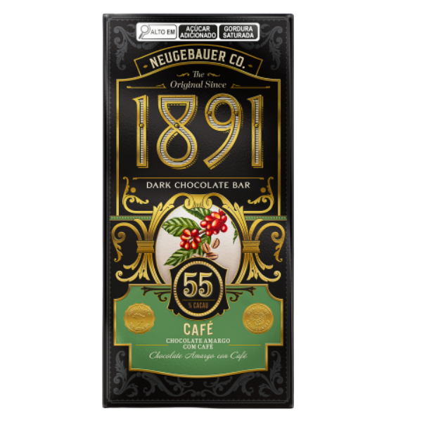 CHOC 1891 BR 90GR CAFE