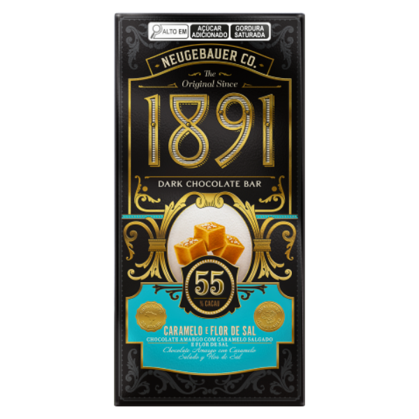 CHOC 1891 BR 90GR CARAMELO SALG