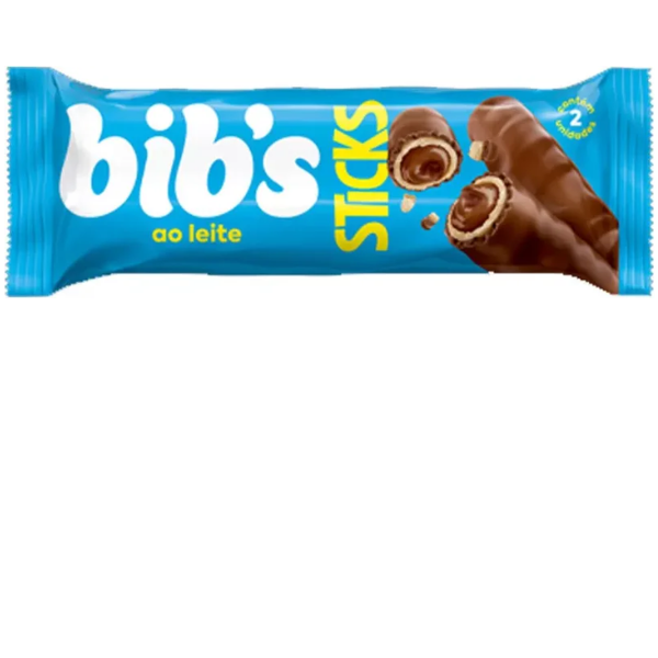 CHOC BIBS STICKS 29GR AO LEITE