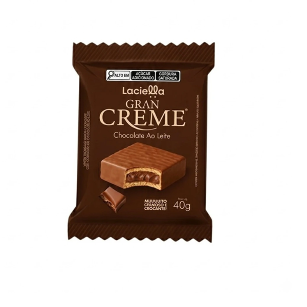 CHOC GRAN CREME LACIELLA 40GR CHOC AO LEITE
