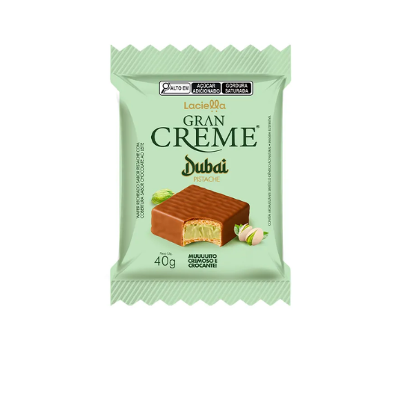 CHOC GRAN CREME LACIELLA 40GR CR DE PISTACHE
