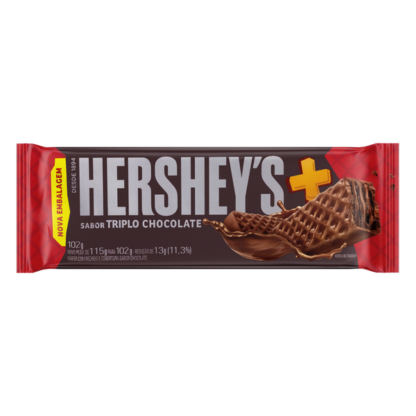 CHOC HERSHEYS MAIS 102GR TRIPLO CHOC
