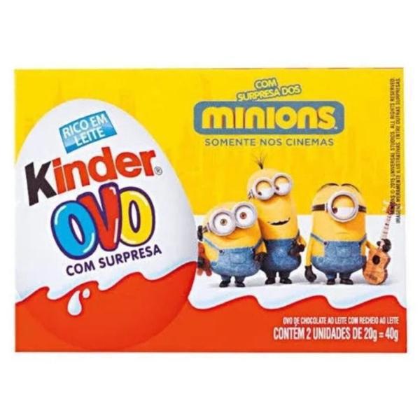 CHOC KINDER OVO C/2 MINIONS