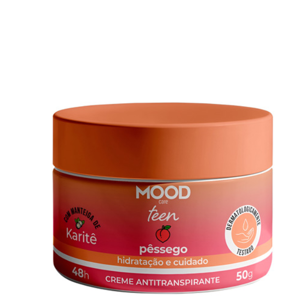 DESOD CREME MOOD 50GR TEEN PESSEGO