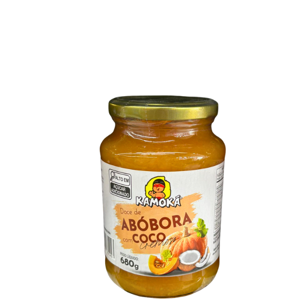 DOCE ABOBORA/COCO KAMOKA VIDRO 600G