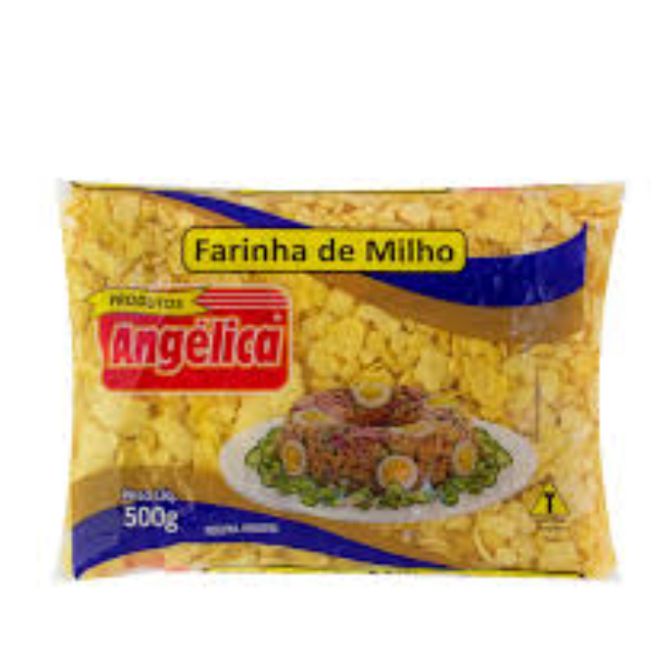 FAR DE MILHO ANGELICA 500GR AMARELA