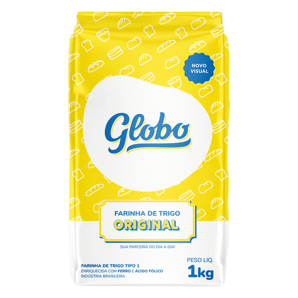 FARINHA DE TRIGO GLOBO 1KG