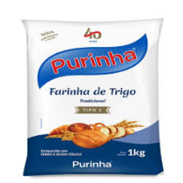 FARINHA DE TRIGO PURINHA 1KG