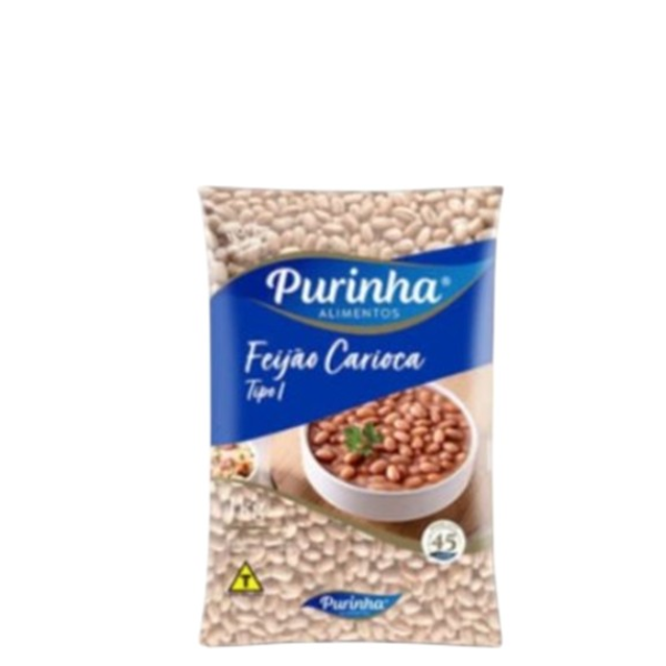 FEIJAO CARIOC PURINHA 1KG