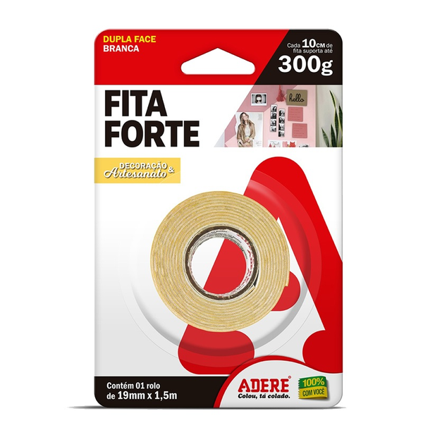 FITA DUPLA FACE ADERE C/1 DECOR ARTES