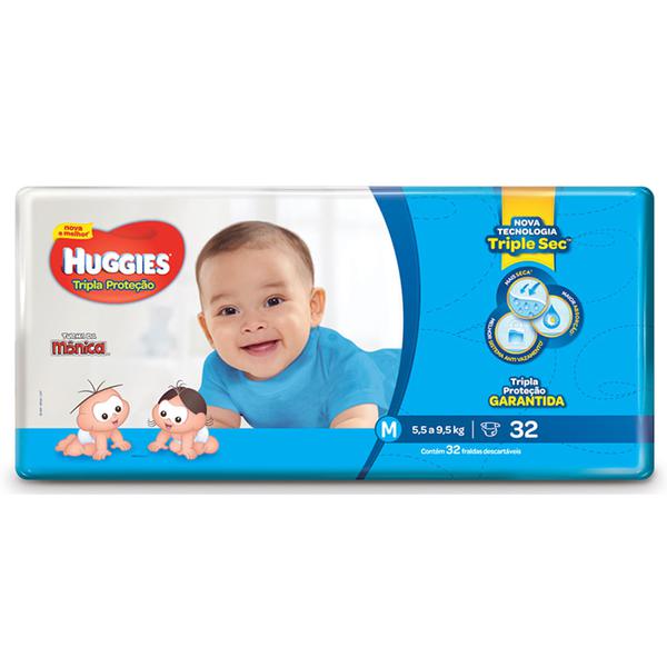 FRALDA HUGGIES M