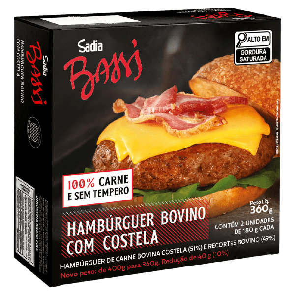 HAMB BASSI 360GR COSTELA