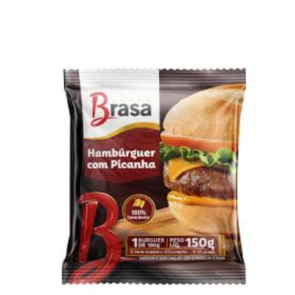 HAMB BRASA BURGUER 150GR PICANHA