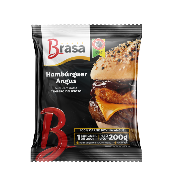 HAMB BRASA BURGUER 200GR ANGUS