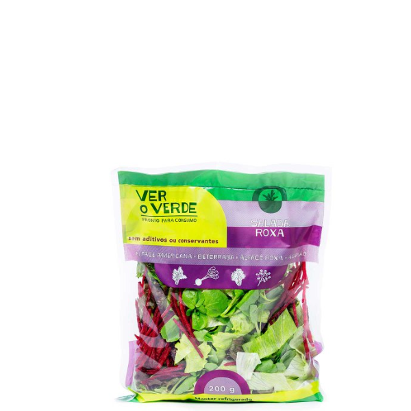 HF VEROVERDE SALADA ROXA 200GR