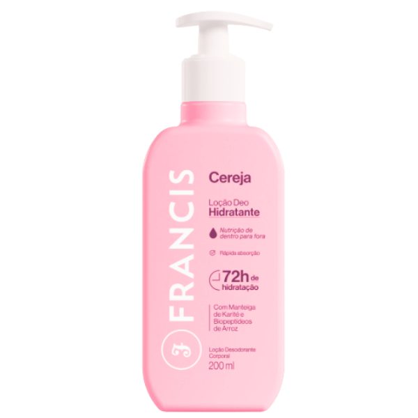 HIDRAT FRANCIS LOCAO 200ML ROSA