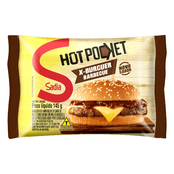 HOT POCKET SADIA 145GR XBARBECUE