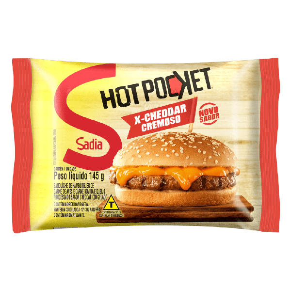 HOT POCKET SADIA 145GR XCHEDDAR