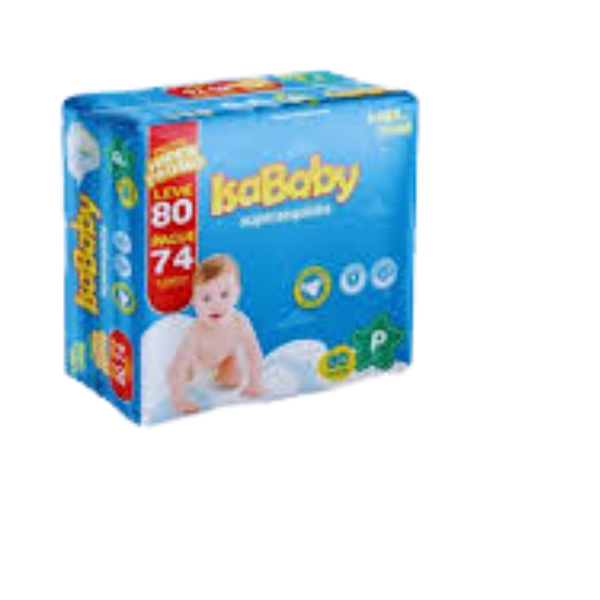 ISABABY FRALDA SUPER SEQUINHA HIPER P C/80