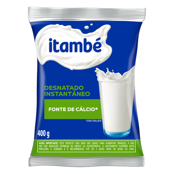 LEITE PO ITAMBE 400GR SC DESNATADO