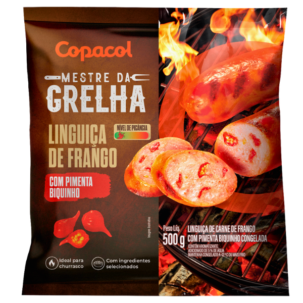 LING DE FRANGO COPACOL 500GR PIM BIQ