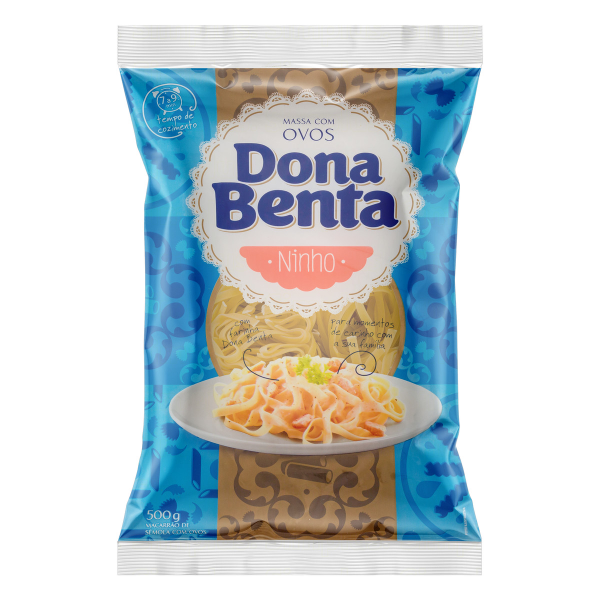 MACAR DONA BENTA C OVOS 500GR NINHO