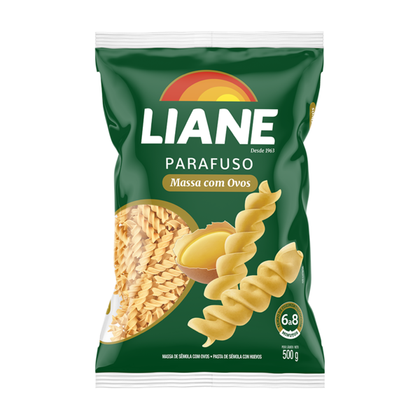 MACAR LIANE C/OVOS 500GR PARAFUSO