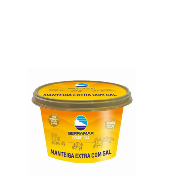 MANTEIGA SERRAMAR PT 200GR C/SAL