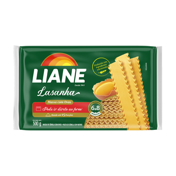 MASSA P/LAS LIANE 500GR C/OVOS