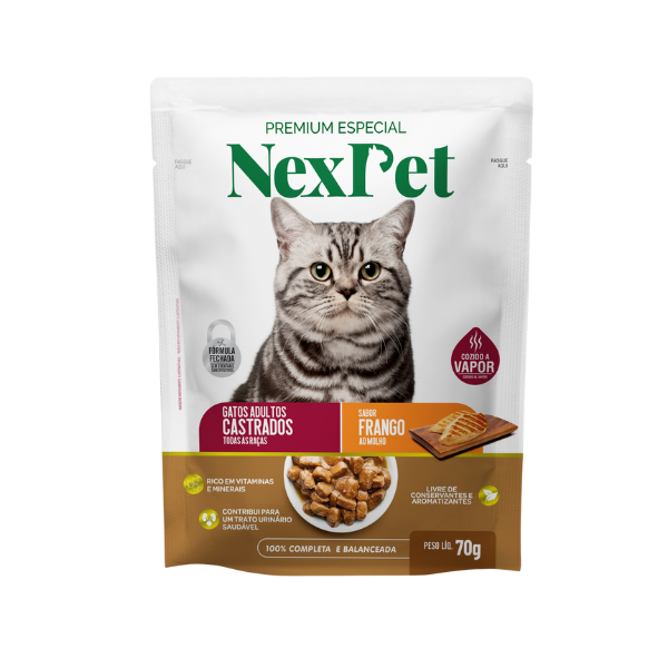 NEXPET SACHE 85GR ADULTO CASTRADO