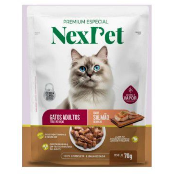 NEXPET SACHE 85GR ADULTO SALM