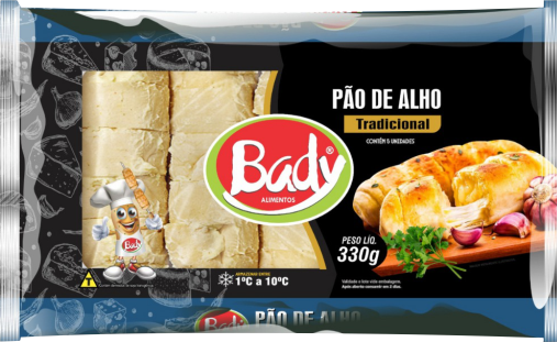 PAO DE ALHO BADY 330GR TRADICIONAL