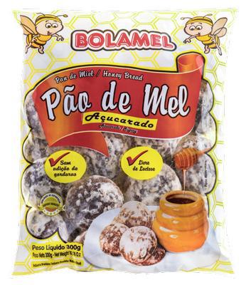 PAO DE MEL BOLAMEL 300