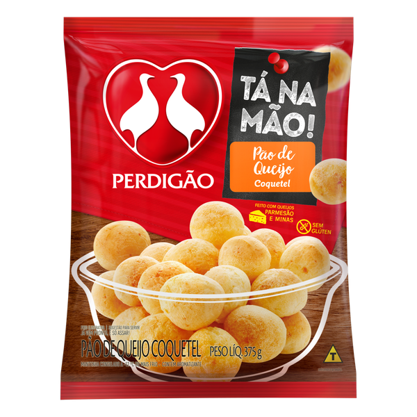 PAO DE QUEIJO PERDIGAO 375GR COQUETEL