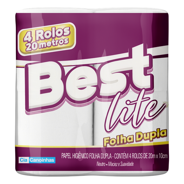 PAPEL HIG BEST LITE FD 20M C/4 NEUTRO