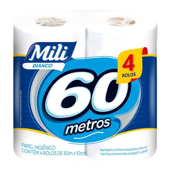 PAPEL HIG BIANCO FS 60M C/4 NEUTRO