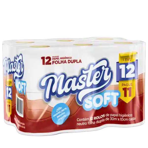 PAPEL HIG MASTER SOFT FD 30M C/12