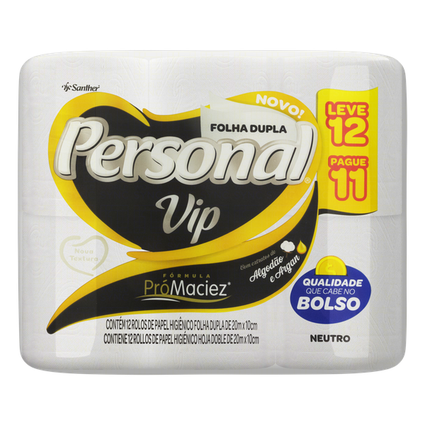PAPEL HIG PERSONAL VIP FD 20M C12 NEUTRO