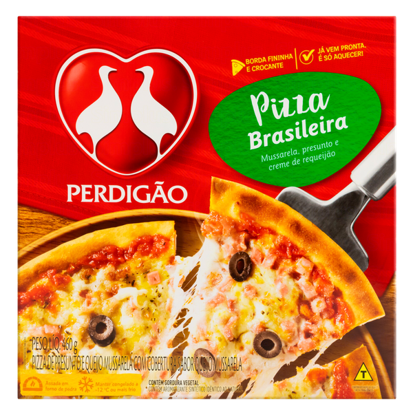 PIZZA PERDIGAO 460GR BRASILEIRA