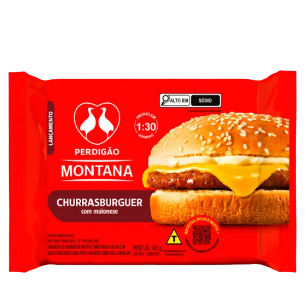 SANDUICHE MONTANA 145GR CHURRASBURGUER