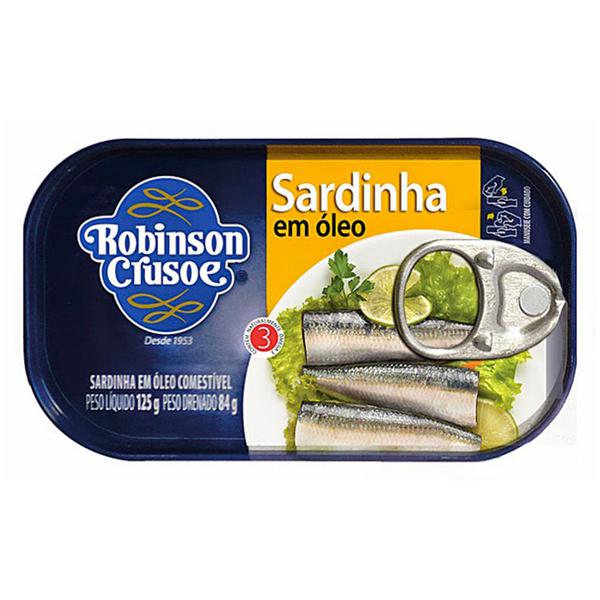 SARD ROBINSON CRUSOE 125GR OLEO