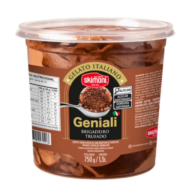 SORV SKIMONI GENIALI 1,5LT BRIGADEIRO