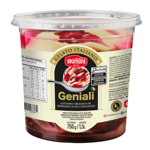 SORV SKIMONI GENIALI 1,5LT LEITINHO TRUF C MOR E CHOC