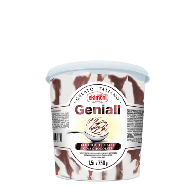 SORV SKIMONI PT GENIALI 1,5L LEIT TRUF CHOCOLATE