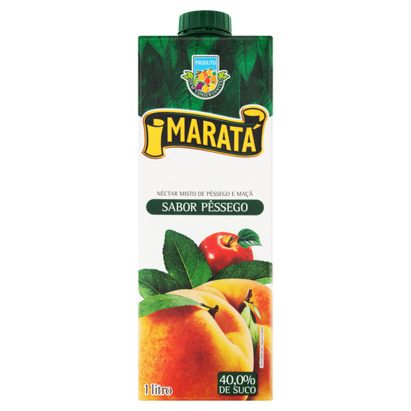 SUCO MARATA 1L PESSEGO