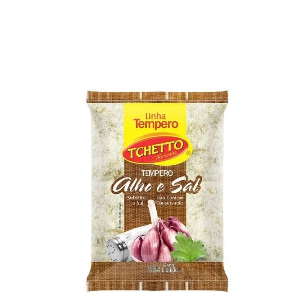 TEMPERO PRONTO TCHETTO ALHO SAL EMBALAGEM 450G