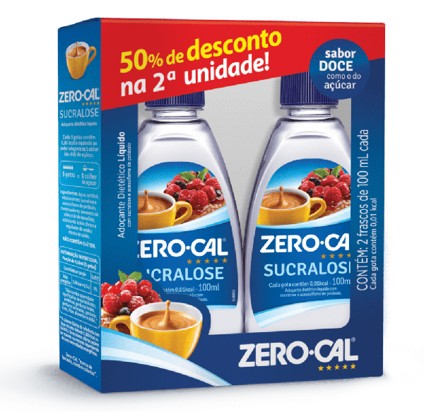 ZERO CAL SUC 2X100ML